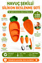 Vacuum Silicone Food Plate, Silicone Handle Metal Tipped Fork and Spoon (Carrot Figured) - 6