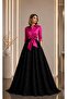 Maxi Skirt with Lace Detail and Stylish Belted Shirt Dress Cou-86