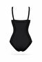 Recovery Draped Black Swimsuit – Adjustable Strap, Stylish and Slimming Effect - 3