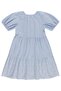 Striped Dress for 6-9 Years - Blue - 2