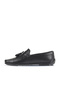 Black Leather Men's Casual Shoes 21Ma202 - 3