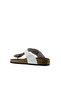 White Napa Leather Men's Flip Flops 05Mt101 - 4
