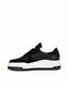 Black Suede-Leather Women's Sports Shoes 16Wa8212 - 3