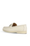 Beige Flotter Leather Women's Loafers 05ws101 - 5