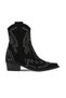 Black Suede Women's Heeled Boots 39Wb1574