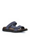 Navy Blue Nubuck Men's Flat Slippers 11t23345 - 2