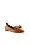 Tan Leather Women's Flat Ballet Flats 01Wr3117 - 3