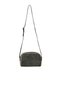 Khaki Leather-Suede Women's Crossbody Bag - 2