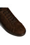 Men's Dark Brown Lace-Up Casual Nubuck Leather Shoes - 6