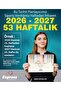تقويم 2026-2027 مقاس A4 53 مخطط أسبوعي باستيل لوف