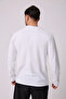 Men's Crew Neck Long Sleeve Regular Fit Basic T-Shirt White - 6