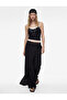 Aerobin Fabric Comfortable Fit Wide Leg Trousers with Tie Detail