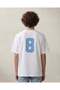 Senior Boys White Printed T-shirt - 3