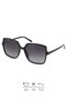 Black Women's Sunglasses with Polarized Lenses with Uv400 Protection 1334 C0101 Lightweight Durable and Flexible - 2