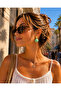 Embossed Round Shape Drop Earrings |   Modern Statement Design |   Stylish & Timeless Earrings