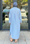 Long Tencel Shirt - Light Blue - 8