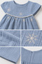 Baby Girl Floral Embroidered Summer Dress with Bandana 3-18 Months - 7