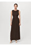 Long Dress with Drawstring - 2