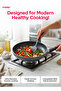 NCB 7104 7Pcs Granite Nonstick Cookware Set 5 Layer Aluminium Glass Lid Spatula 24cms 2 - 3