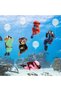 5PCS Floating Fish Tank Decorations Cute Little Diver Aquarium Decoration Aquarium Diver Decoration Floating Device Aquarium Ornament for All Kinds of Fish Tanks(Size:2.7x1.18inch) - 6