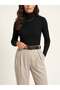 Women's Beige High Waist Pants – Refine Fit |   Flexible Weaving |   City Elegance |   Four Seasons - 3