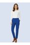 Women's Blue Skinny Pants – Sculpt Fit |   High Waist Form |   Tok Kumaş |   All-Day Comfort