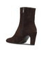 Brown Suede Women's Heeled Boots 39Wb2998 - 4