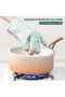 2-Pack Heat Resistant Gloves, 500°F Silicone Oven Mitts for Baking & Grilling - 2