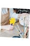 4-Piece Foam Paint Brushes, Ergonomic Sponge Brush for Crafts Staining & Smooth Application - 5