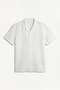 Modern Fit Polo Collar Linen Blend Short Sleeve Shirt H7840Ax26Sm - 6