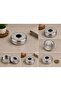 Stainless Steel Ashtray with Lid - 10 cm Diameter H:3 cm Windproof Metal Ashtray (P410)
