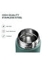 Stainless Steel Vacuum Flask - Green - 3