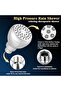 3 Inch High Pressure Shower Head, Anti-Clog Wall Mount Fixed with Adjustable Swivel - 2
