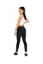 Women's Black High Waist Tights - 5