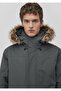 Hooded Green Men's Coat M0110472-71598 - 8