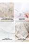 4-Pcs Printed Duvet Cover Set Queen Size 200x230cm, Brushed Microfiber Fabric (Without Filler) - 5