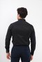 Slim Fit Long Sleeve Soft Satin Tuxedo Groom Wear Men Gift Boxed Shirt Fs-001947 - Black - 7