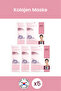 Firming, Moisturizing, Regenerating Collagen Mask 23 Gr 5 Pieces