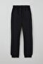 Boy's Sweatpants with Lacing Accessories and Pockets, Ages 7-11, Dark Gray Melange - 8