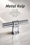 Metal Button Single Screw Drawer Kitchen Furniture Cabinet Cupboard Handle Knob Handles Chrome Color