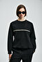 Angelına Women's Knitted Sweatshirt Black