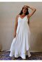 Janset Şile Bezi Verev Cutout Strap Dress - 4