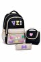 3-Piece Primary School Bag Set: Girls' Backpack + Foil-Lined Lunch Bag + Pen Holder - 8