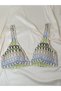 Women's Beachwear Lace Cream Patterned Bikini Top Bb2385 - 5