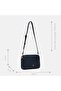 Women's Navy Blue Gold Detailed Messenger Bag - 6