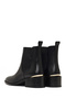 Women's Black Leather Chelsea Boots 25Wfd153418 - 6