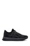Men's Black Lace-Up Genuine Leather Casual Sneaker,Winter Sports Shoes 25Wfd6417Ft