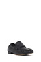 Women's Black Leather Masculine Loafer 26Pfd260218 - 7