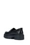 Women's Black Spherica Genuine Leather Loafer, Masculine Shoes, Casual Shoes D36Vdı00043C9999 - 4