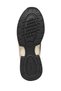 Women's Black D Zarvıa a - Mesh+Pearl.Gbk Lace-Up Thick Sole Sports Shoes, Genuine Leather Sneaker D5 - 6